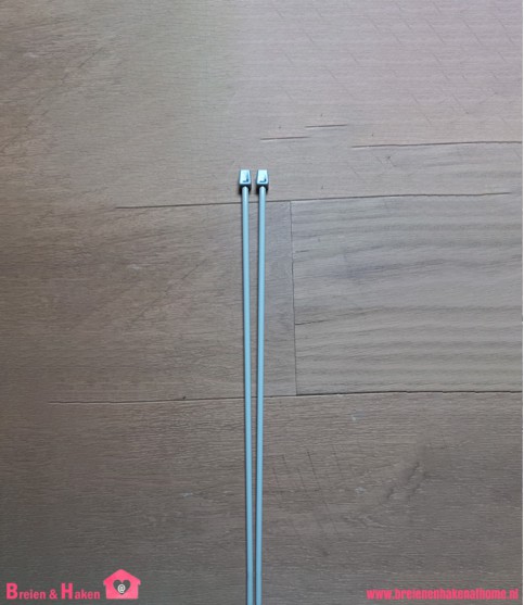 Breinaalden 6mm (met knop)