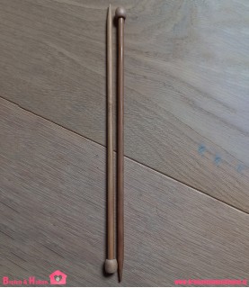 Houten Breinaalden - 5,5mm (25cm met knop)