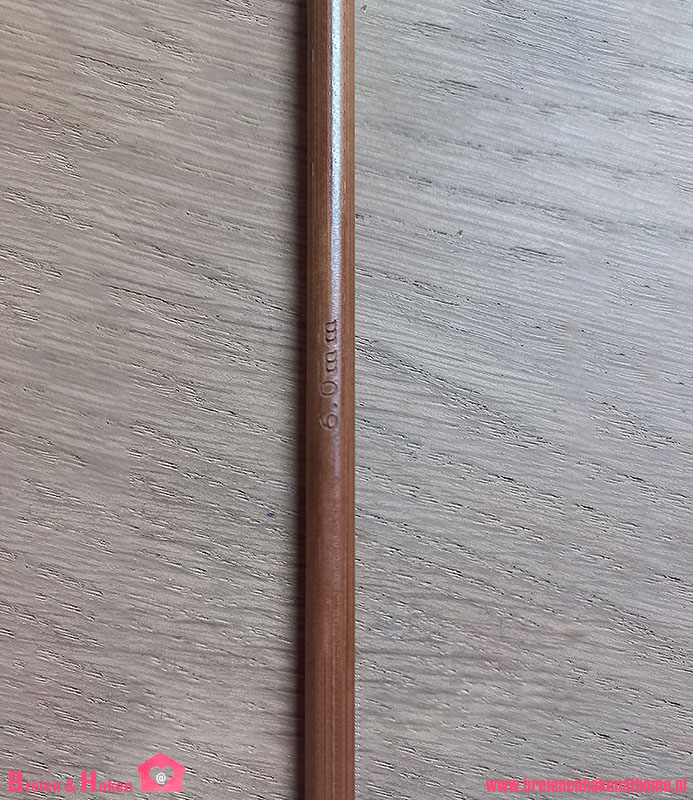Fydun 5 stuks grote ogen breinaalden hout weefgaren haakgaren naaldtapijt weefstok weaving crafts gereedschap voor ambachten