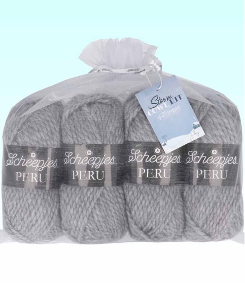 Breipakket - Scheepjes Storm Cowl Peru