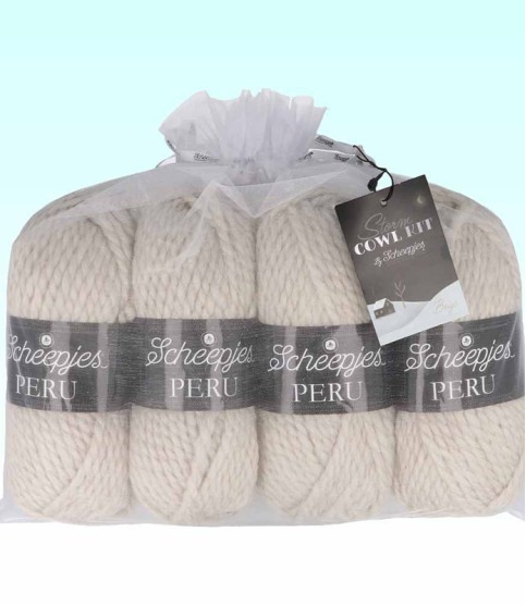 Breipakket - Scheepjes Storm Cowl Peru