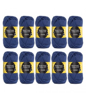 Black Friday Cotton 8/8 - 09 - Navy Blauw