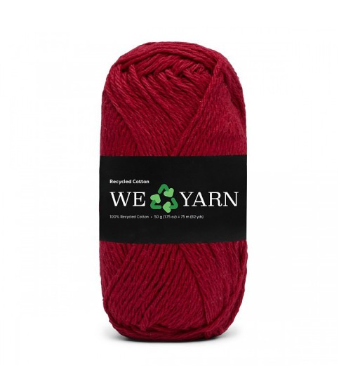 100% Recycled Cotton - 09 - Dark red