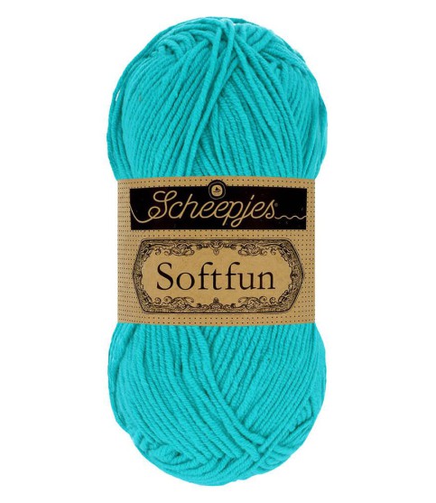 Scheepjes Softfun - 2423 - Bright Turquoise