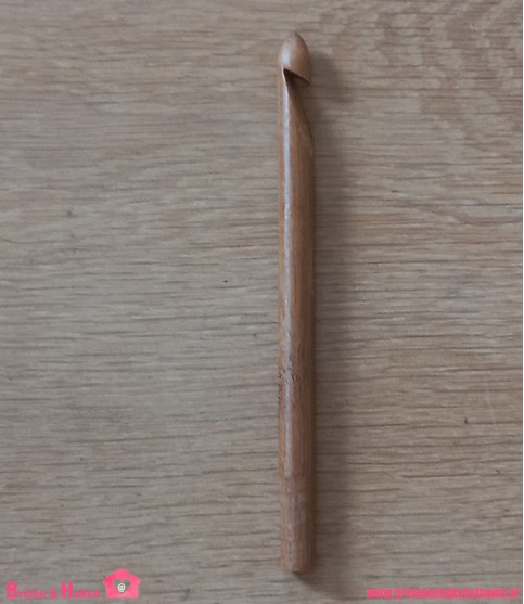Haaknaald (Bamboe) - 10mm