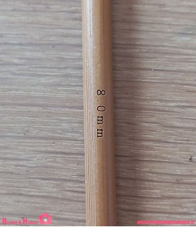 Bamboe Haaknaald - 8,0mm