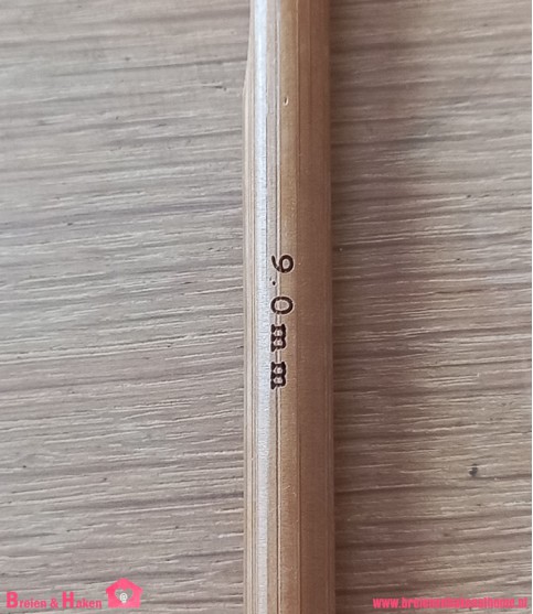 Bamboe Haaknaald - 9,0mm