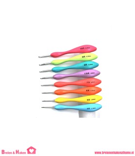 Ergonomische set haaknaalden - 2,5mm - 6,0mm