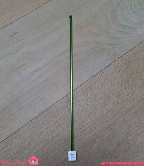 Tunische Haaknaald - Metaal met Knop - 4,0mm