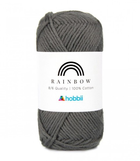 Rainbow Cotton 8/6 - 011 - Dark Grey