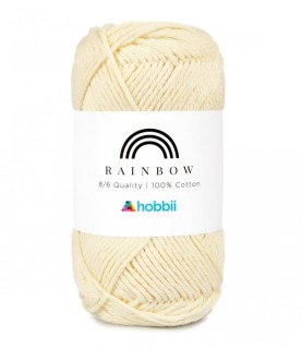 Rainbow Cotton 8/6 - 052 -  Vanilla
