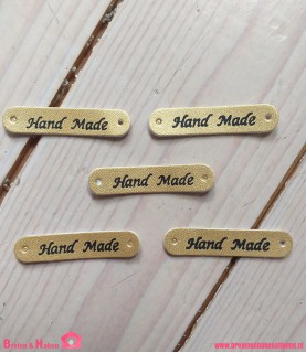 Labeltje - Hand Made - Goud