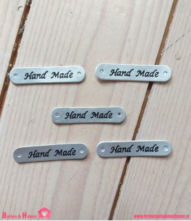 Labeltje - Hand Made - Zilver