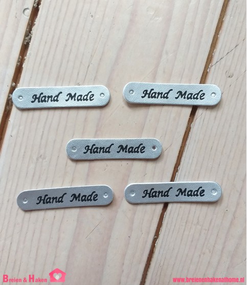 Labeltje - Hand Made - Zilver